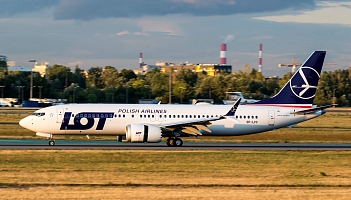 LOT przebazowuje boeingi 737 MAX z Lublina do Warszawy